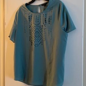 Banana Republic Laser cut blouse